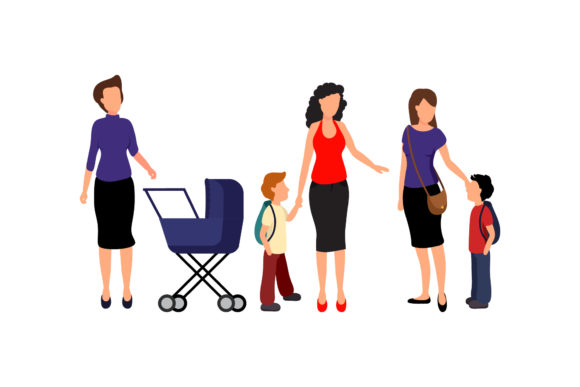 Family Mom Kids Illustration: A Designer Review